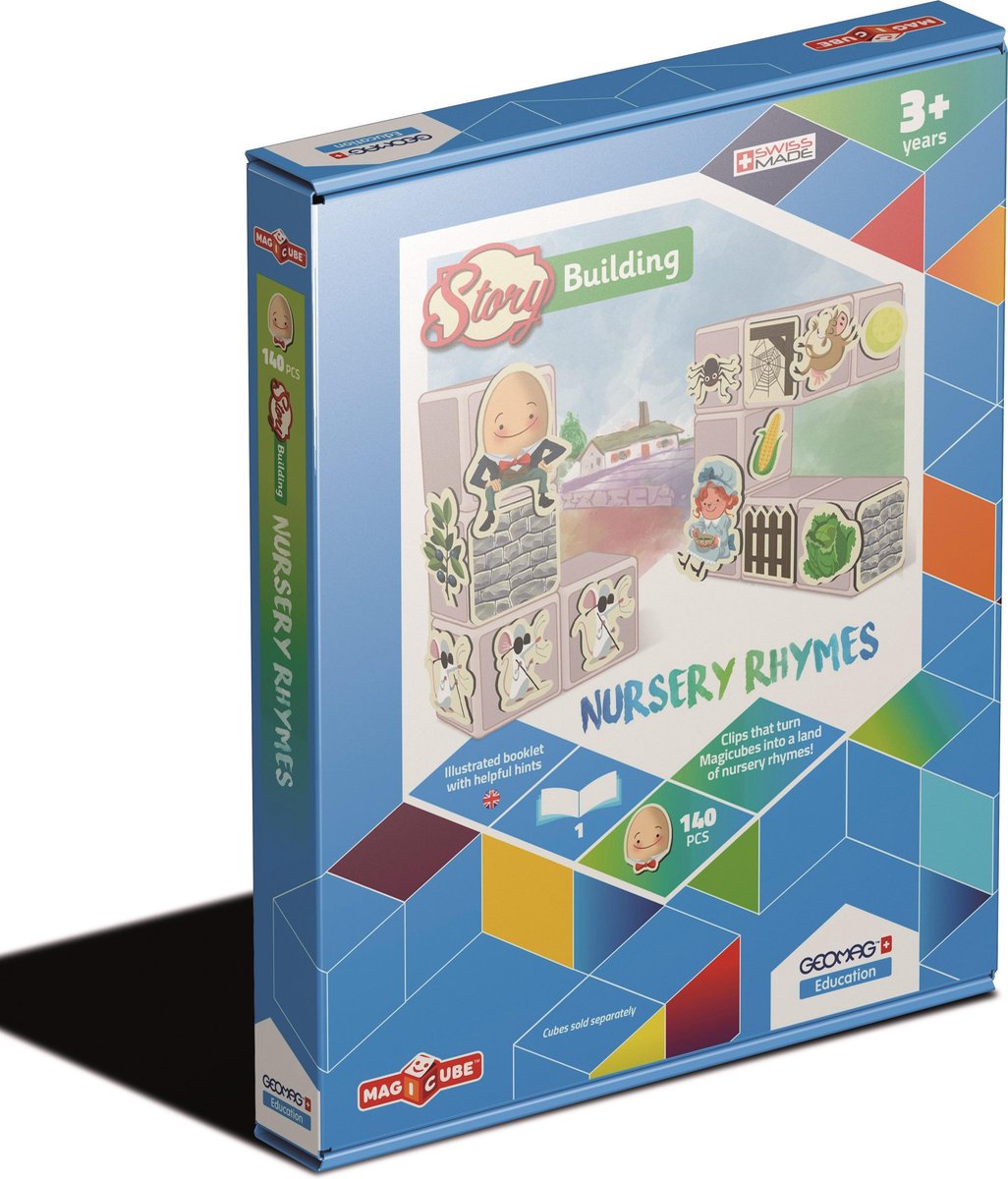 Geomag Education Set MagiCube Story Building - Nursery Rhymes on the Farm