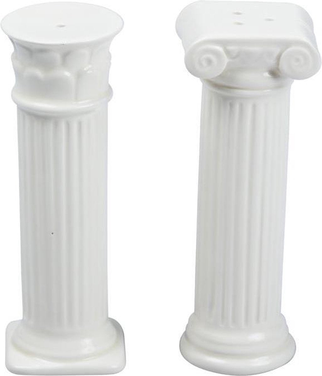 DOIY - Hestia Salt&Pepper shakers columns White