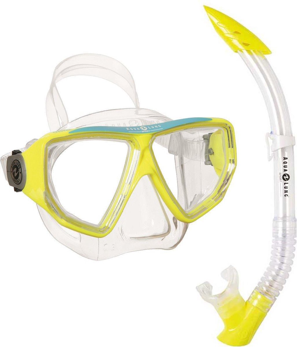 Aqua Lung Sport Oyster LX + Veracruz - Snorkelset - Volwassenen - Geel