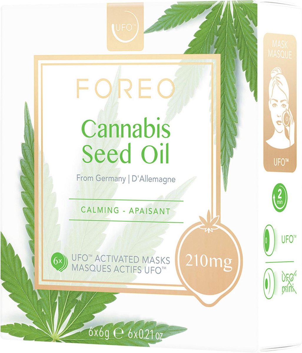 Cannabis Seed Oil FOREO UFO Kalmerend Gezichtsmasker