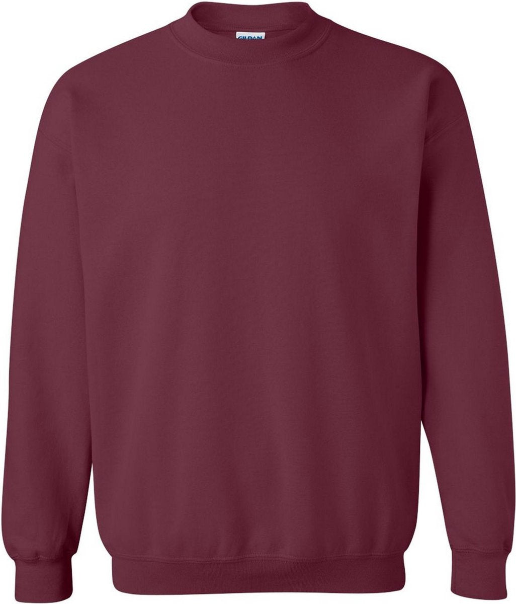 Gildan Zware Blend Unisex Adult Crewneck Sweatshirt voor volwassenen (Marron)