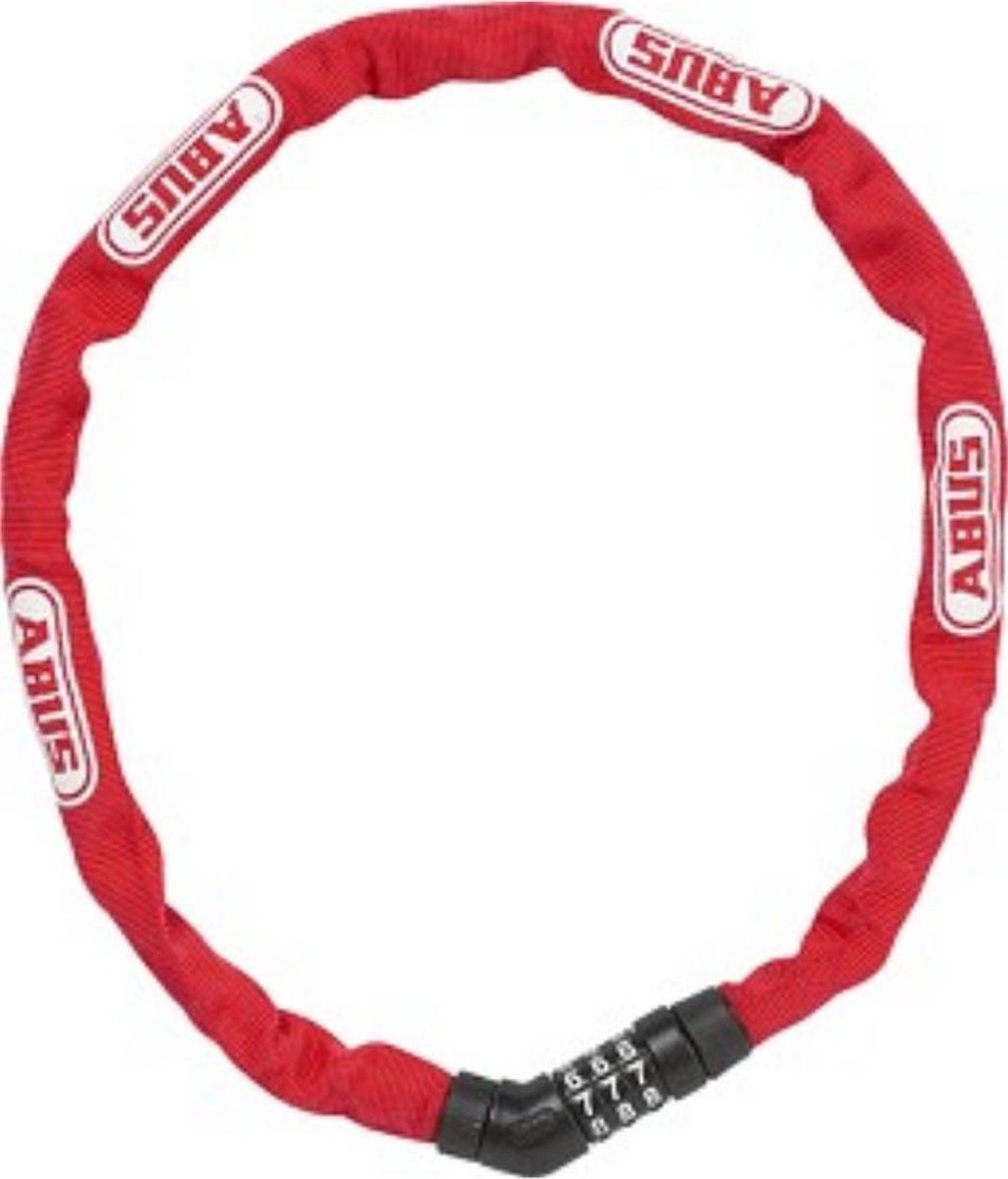 Abus kettingslot Steel-O-Chain 4804C/75 Rood
