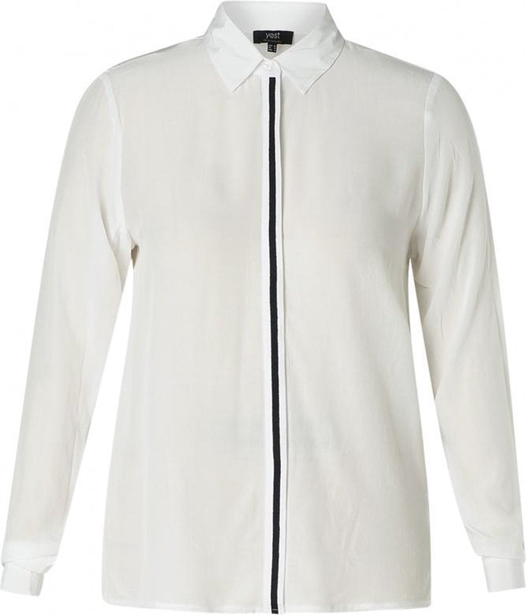 YESTA Henny Blouse - White - maat 4(54/56)