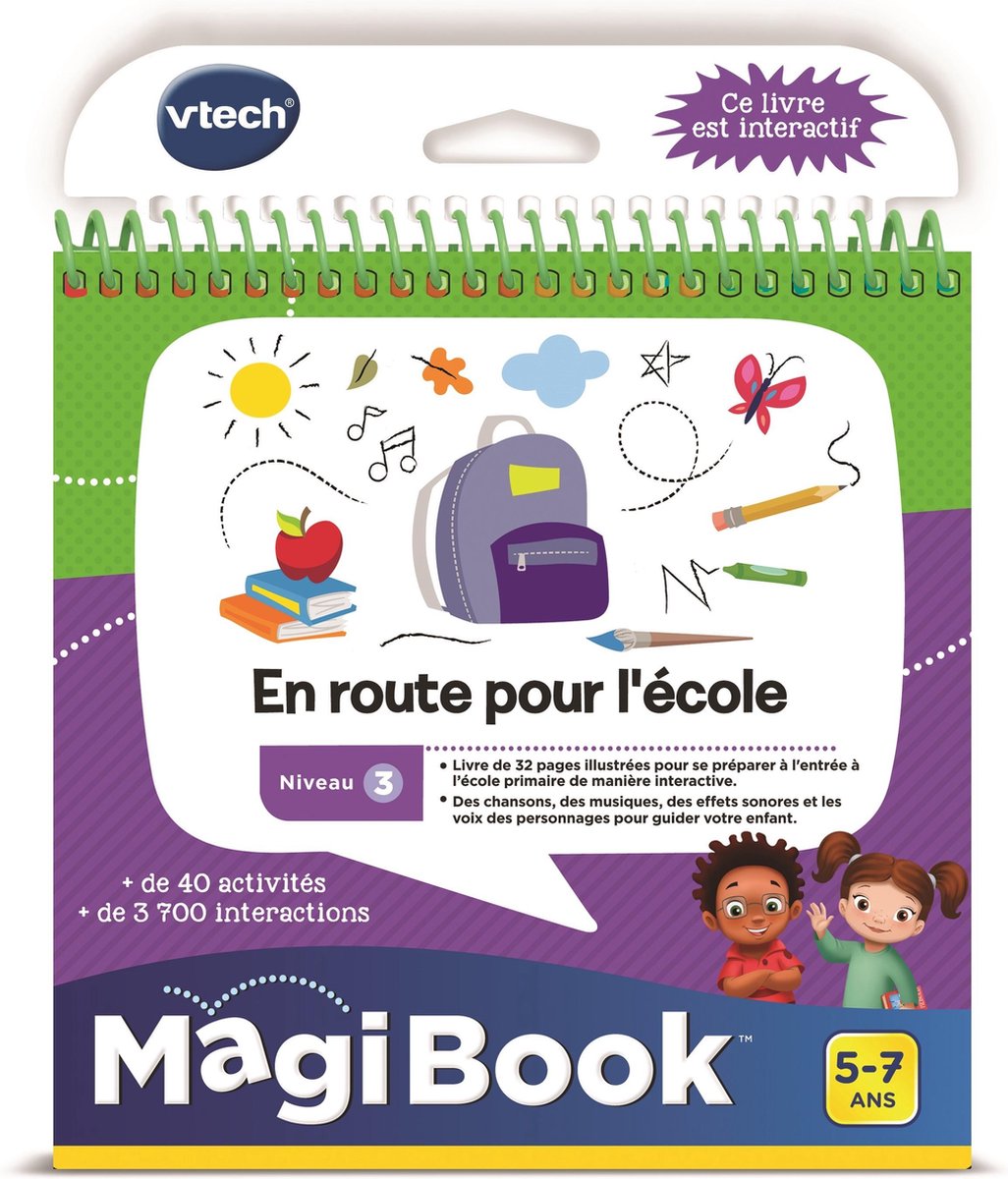 VTech Livre en Route pour L'ecole