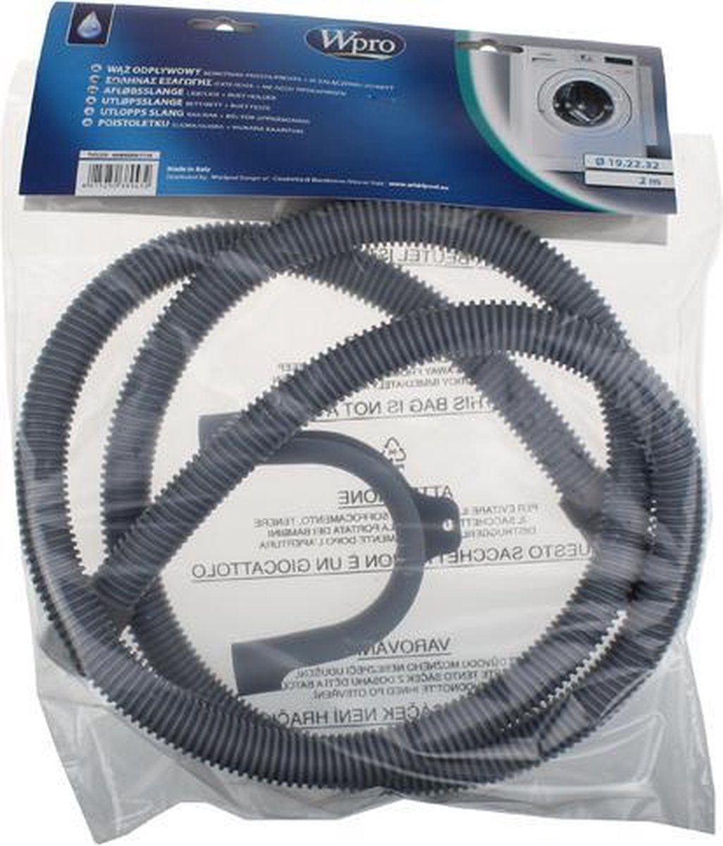 WHIRLPOOL - Afvoerslang - Recht/recht (Ø19/22/32 - L 2 M) - 484000001134