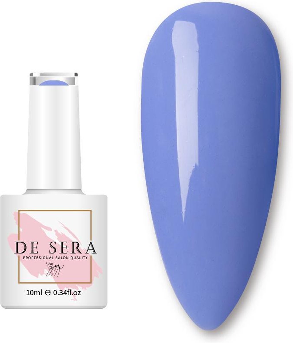 De Sera Gellak - Aqua Paarse Gel Nagellak - Blauw - 10ML - 041 Smile Smile Smile