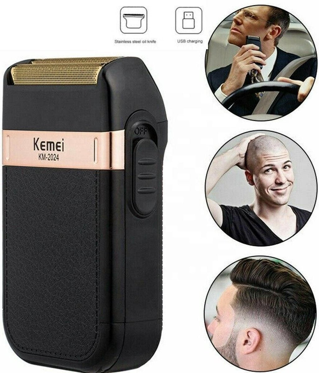 Fancylifestyle Scheerapparaat - Waterdicht - Tondeuse - Shaver - Scheerapparaat - Scheerapparaat Mannen - Scheerapparaat Vrouw - Zakformaat - Scheren - Scheerapparaat Hoofd