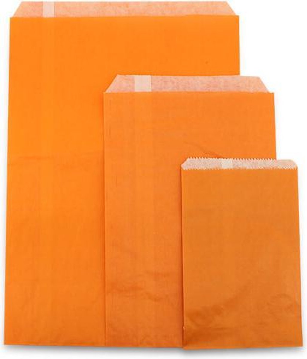Cadeauzakjes 210x300mm Oranje - 1.000 st