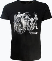 Dragon Ball Z Heroes Characters T-Shirt Zwart