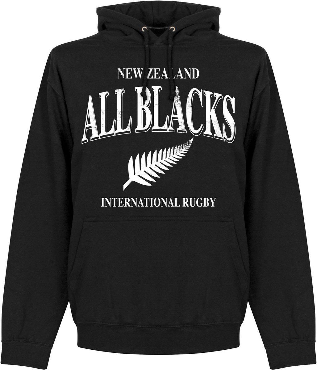 Nieuw Zeeland All Blacks Rugby Hooded Sweater - Zwart - Kinderen - 128