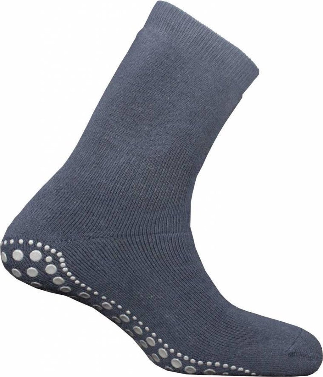 Anti-slip - Huissokken - Marine - Maat 35-38