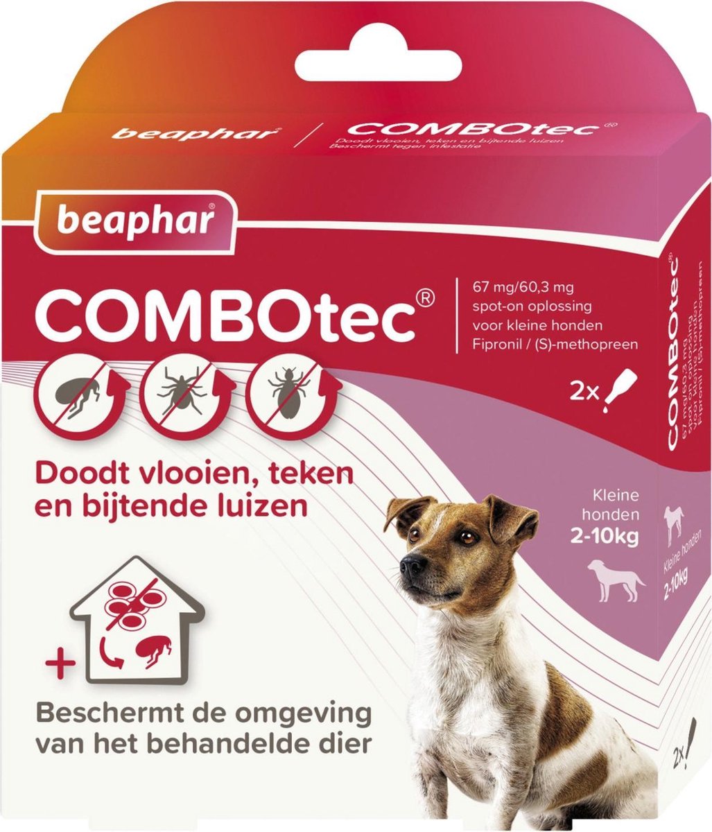 Beaphar COMBOtec Hond 2-10 kg - 2 pipetten