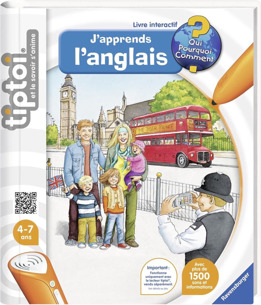 Ravensburger tiptoi® Interactive Book Ik leer Engels - Franstalig