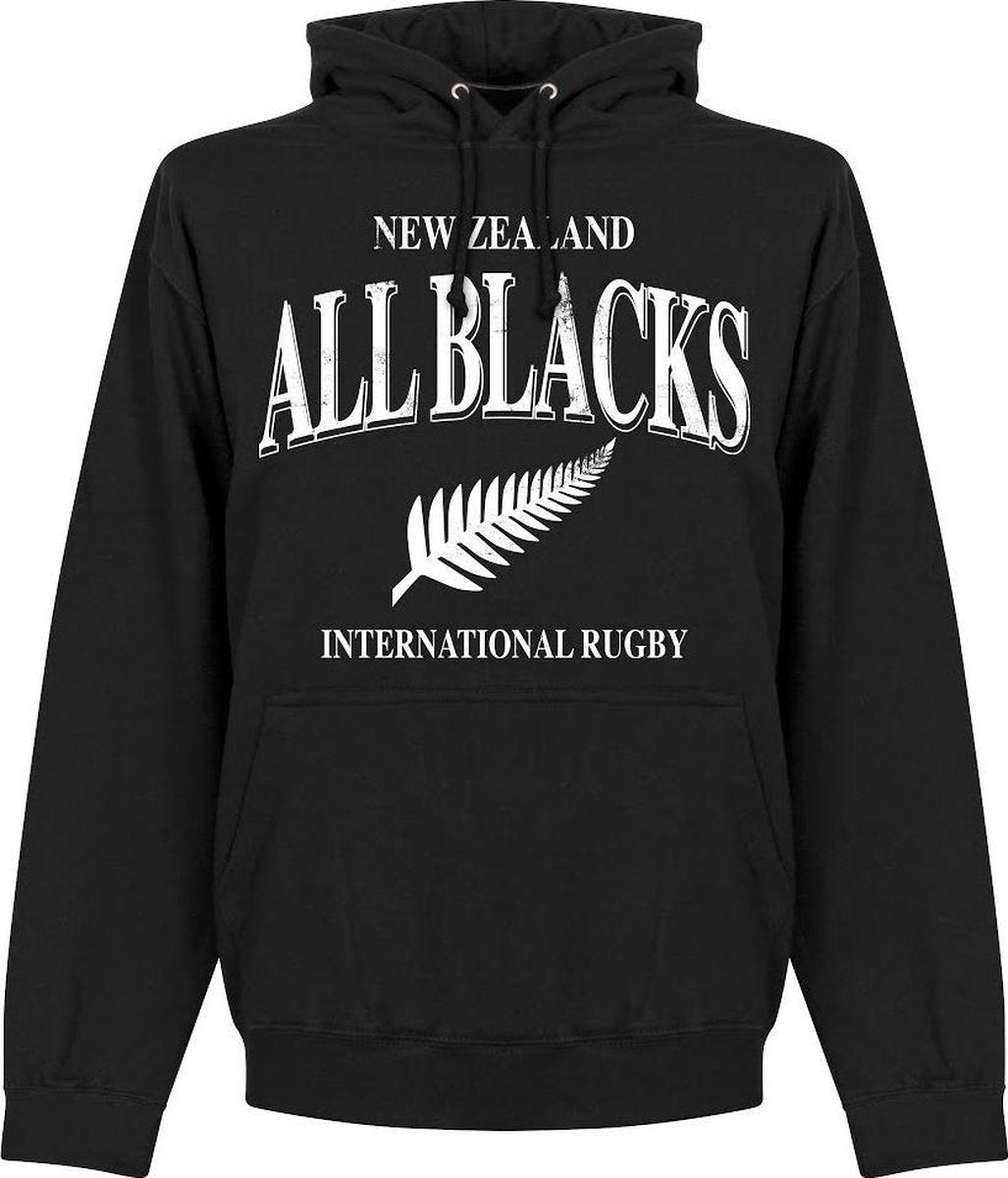 Nieuw Zeeland All Blacks Rugby Hooded Sweater - Zwart - M