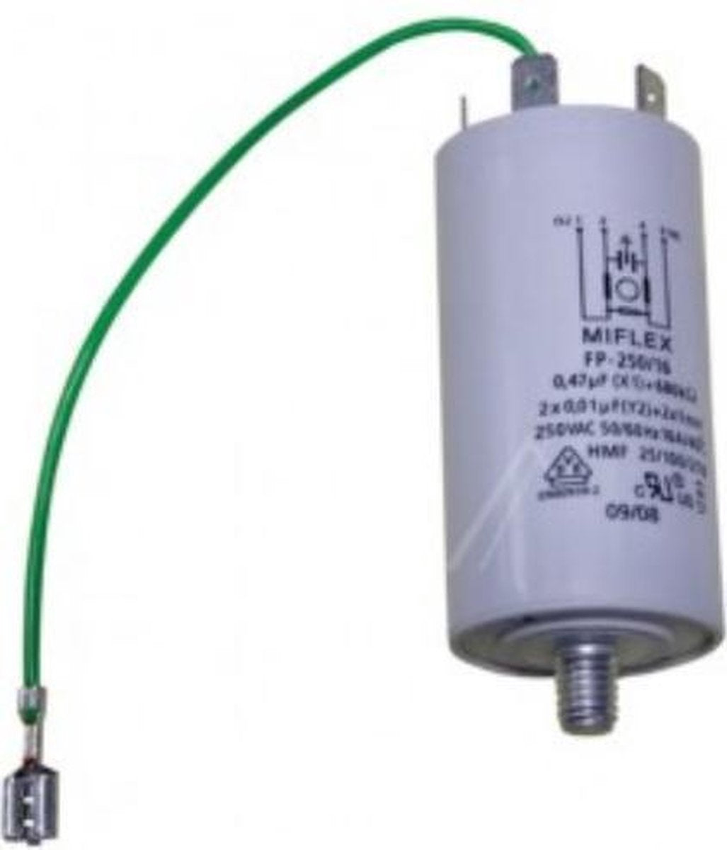Vervangende Condensator ontstoring wasmachine origineel Beko Blomberg 11479 x