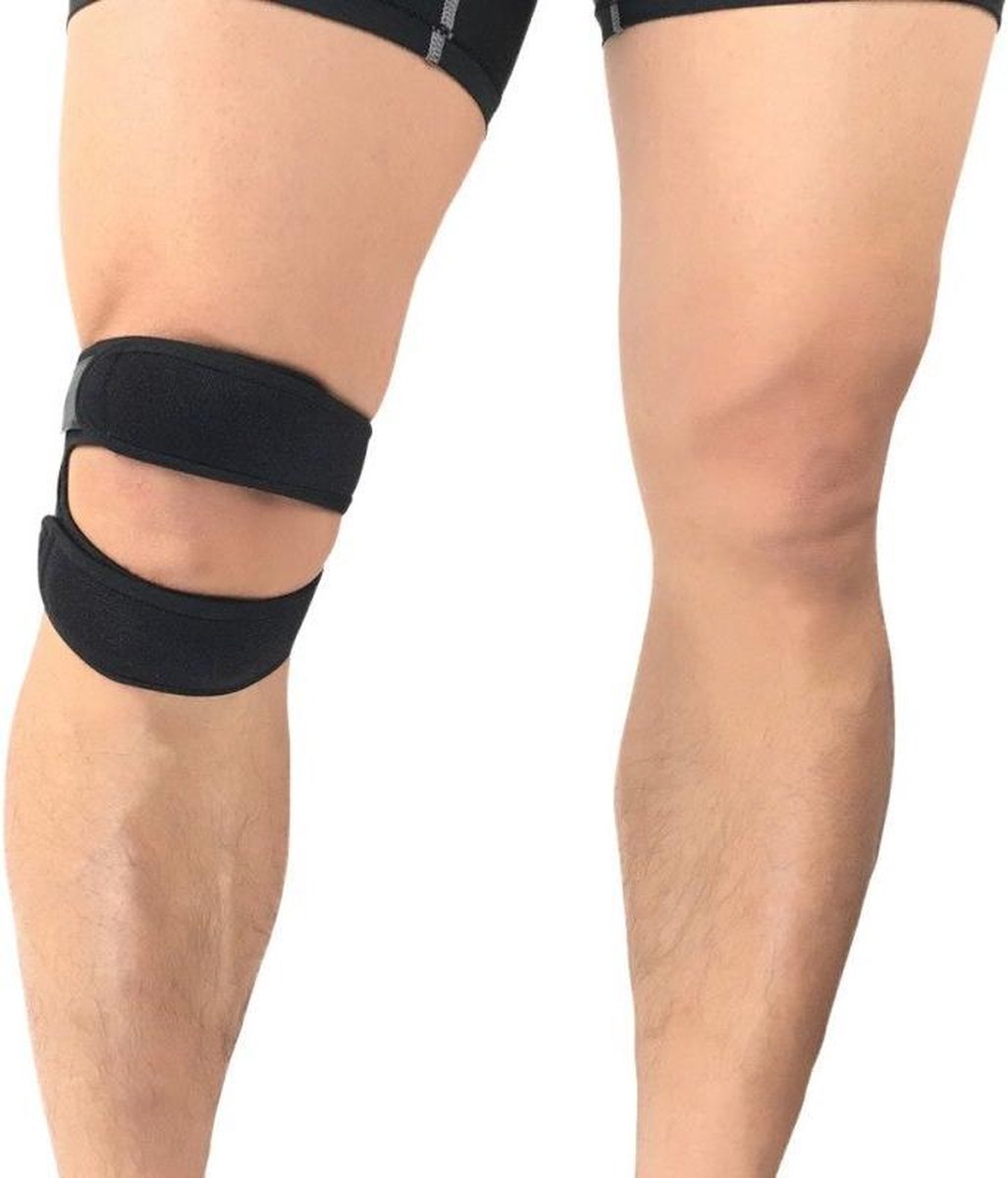 WiseGoods Premium Open Patella Kniebrace - Knieband - Patellabandje Brace Knie - Elastische Bandage Patella - Sport - Voetbal