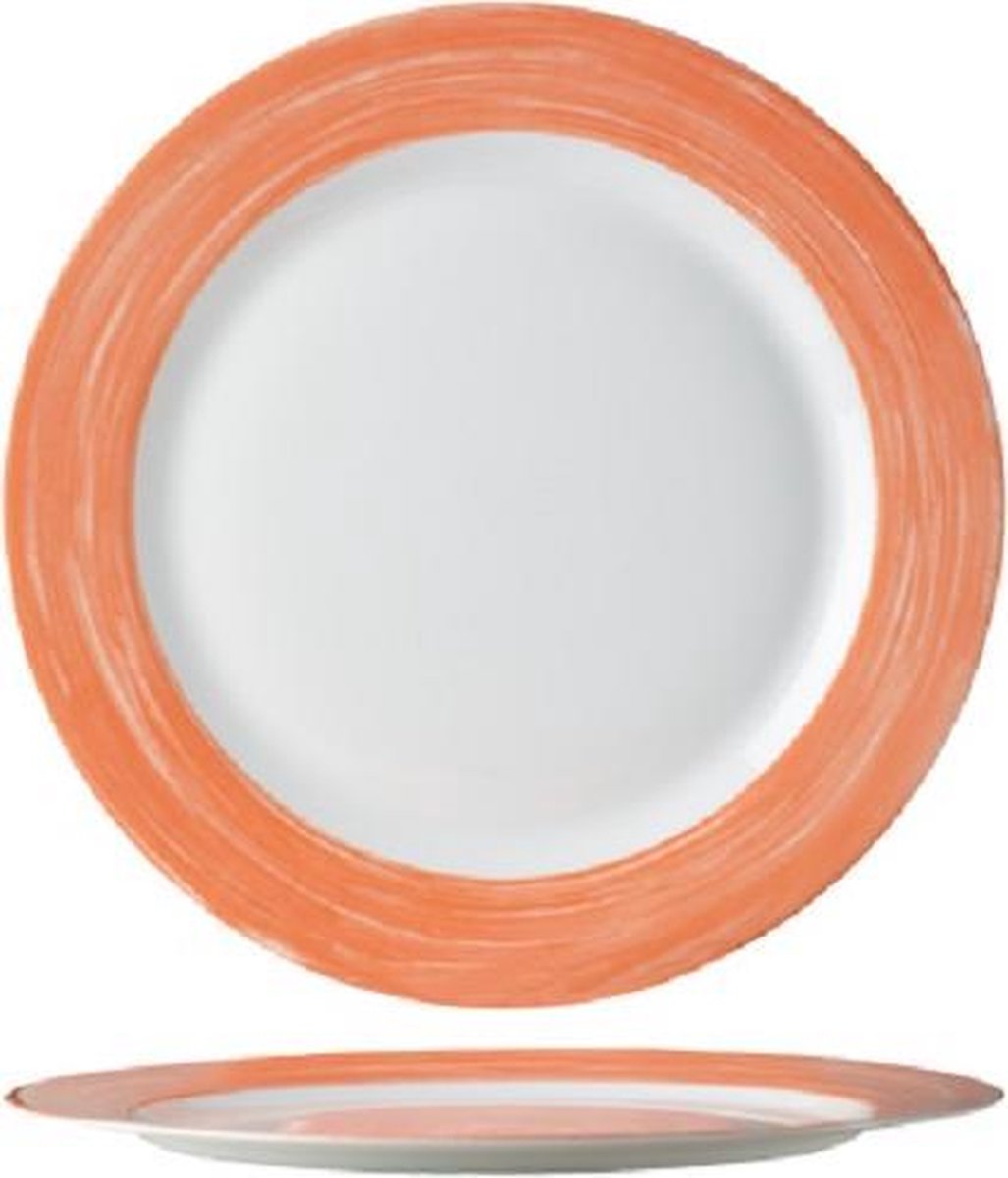 Arcoroc Brush - Dinerborden - Oranje - 23
