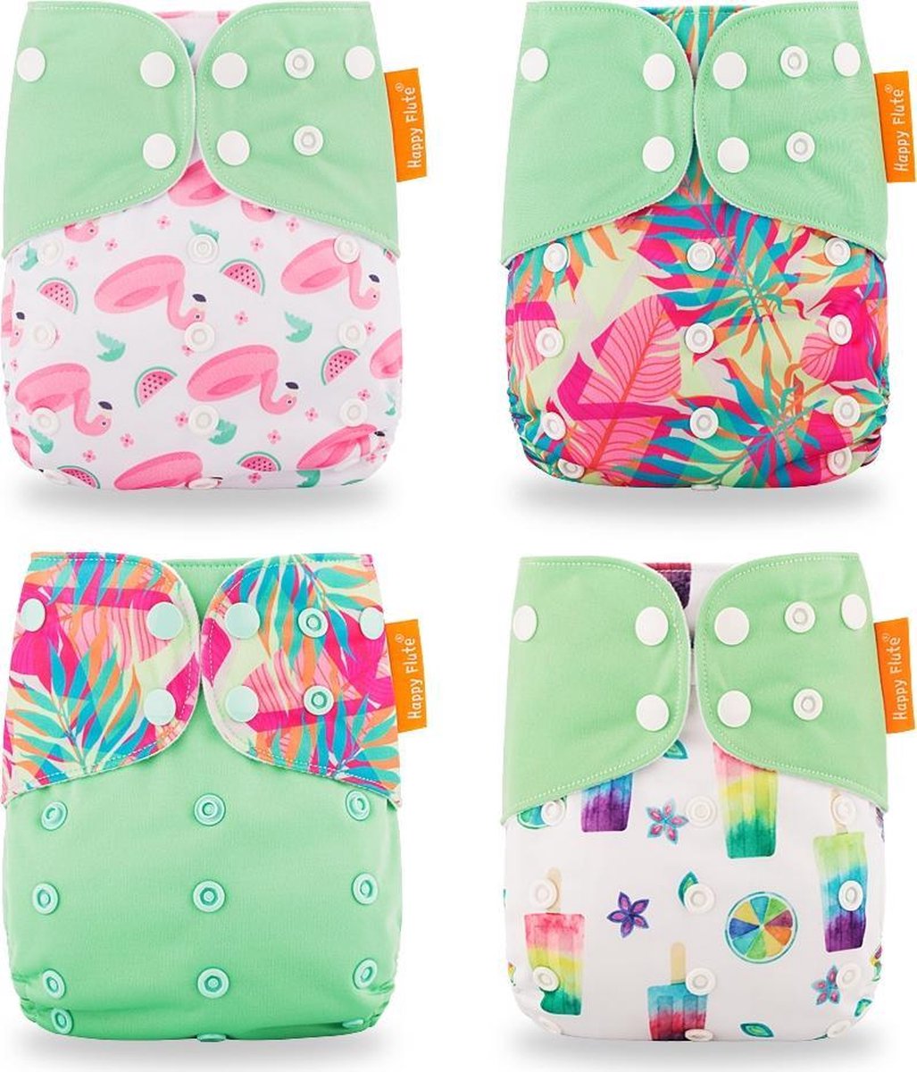 Summer Green Pocketluier set - 4 stuks
