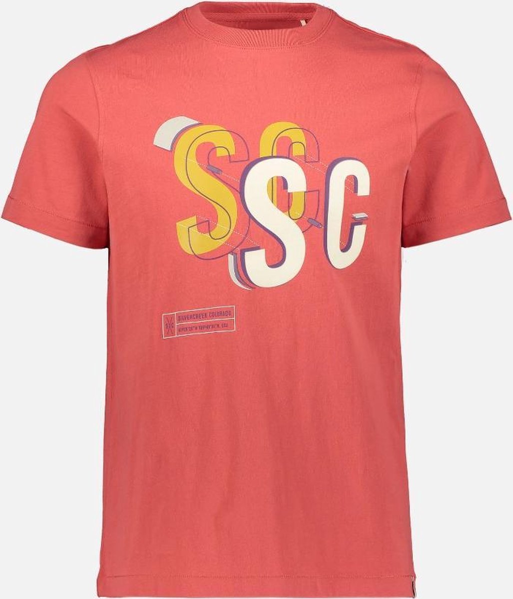 Silvercreek  Fleet 3D T-shirt  Mannen Red XL