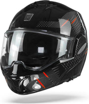 Scorpion Exo-Tech Pulse Red  Systeemhelm - Motorhelm - Maat L