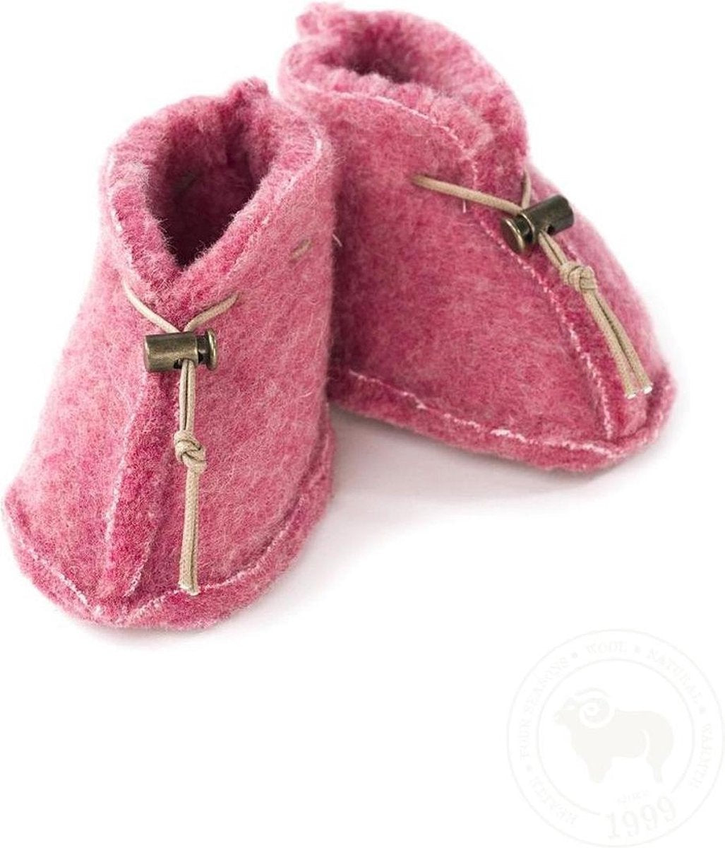 Alwero Emo babyslof Roze - 100% wol - S