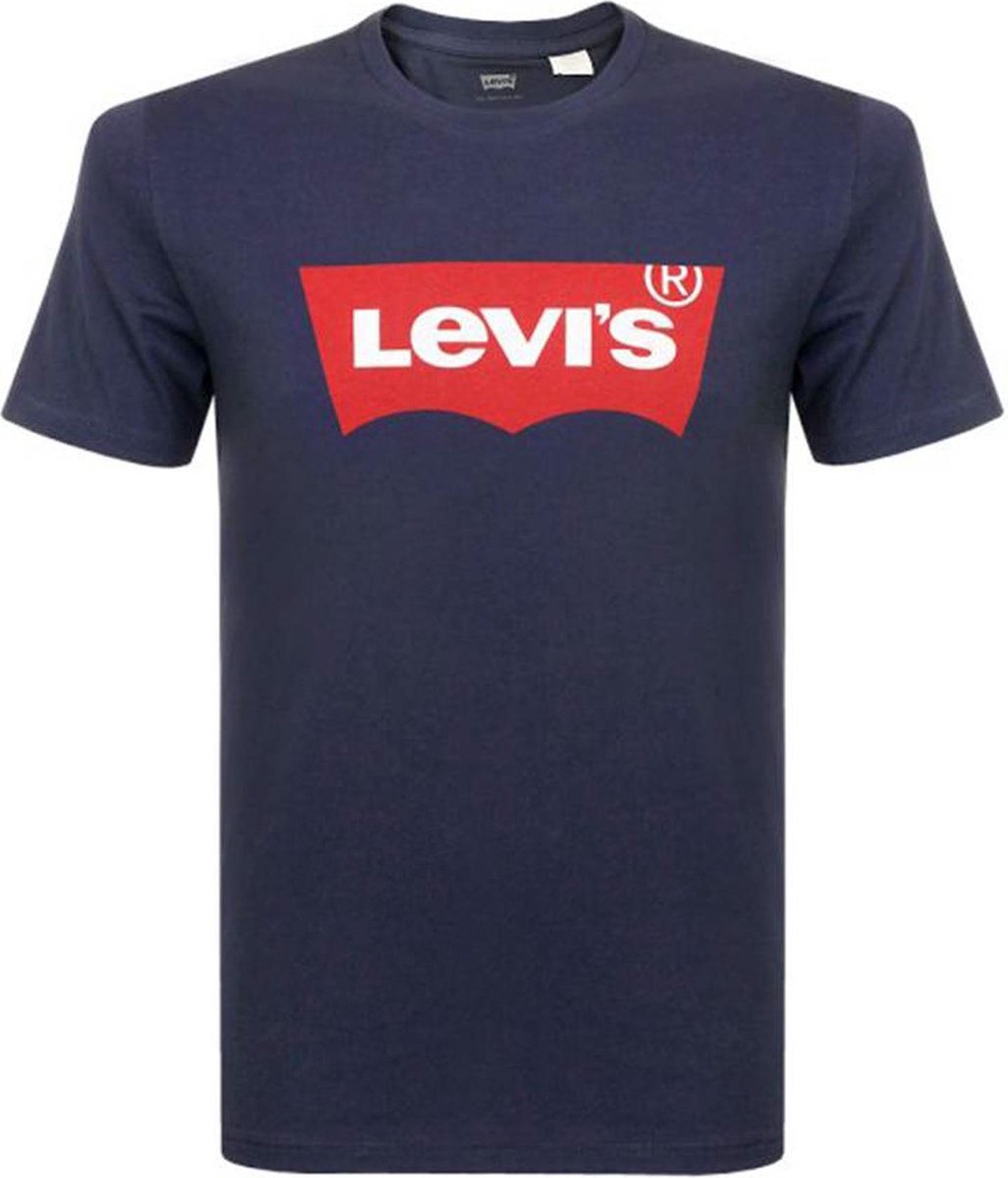 Levi Shirt - Maat XL  - Mannen - navy/rood/wit