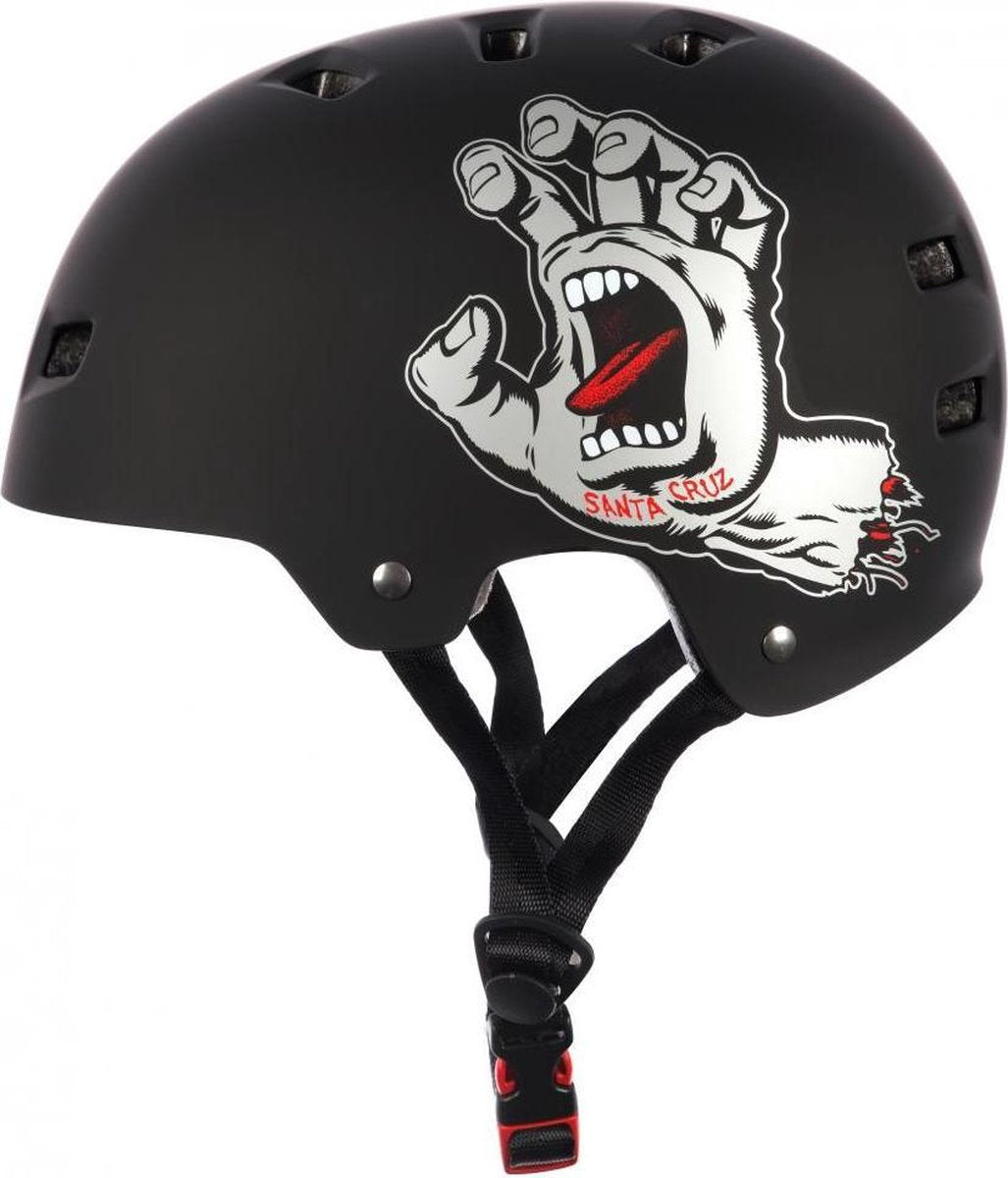 Skatehelm Bullet Santa Cruz Screamin zwart - Maat 54-57cm