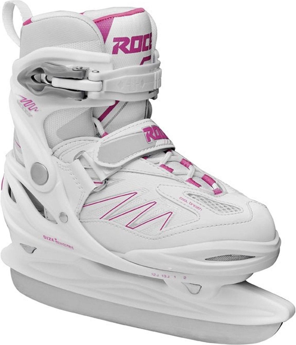 Roces Schaatsen - Maat 30-35 - Meisjes - wit/roze/zilver