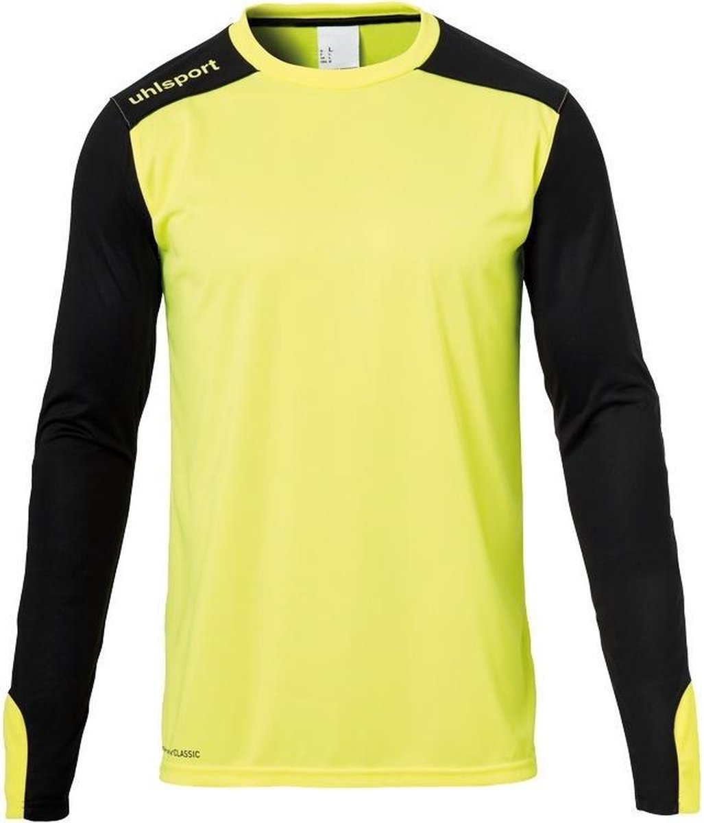 Uhlsport Tower Keepershirt Lange Mouwen Kind Fluor Geel-Zwart Maat 128