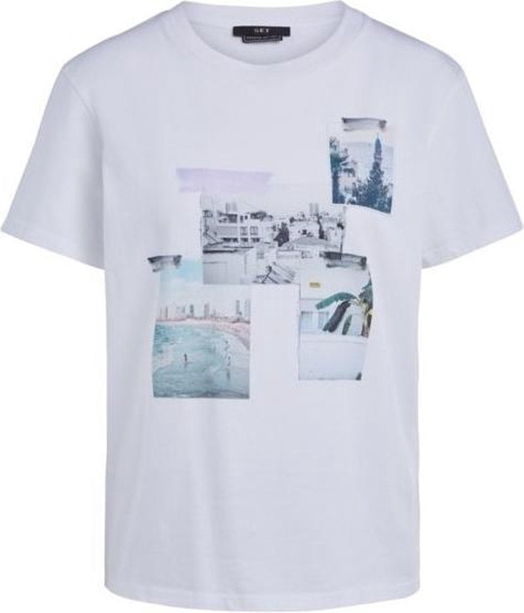 Set t-shirt Wit  dames maat 40
