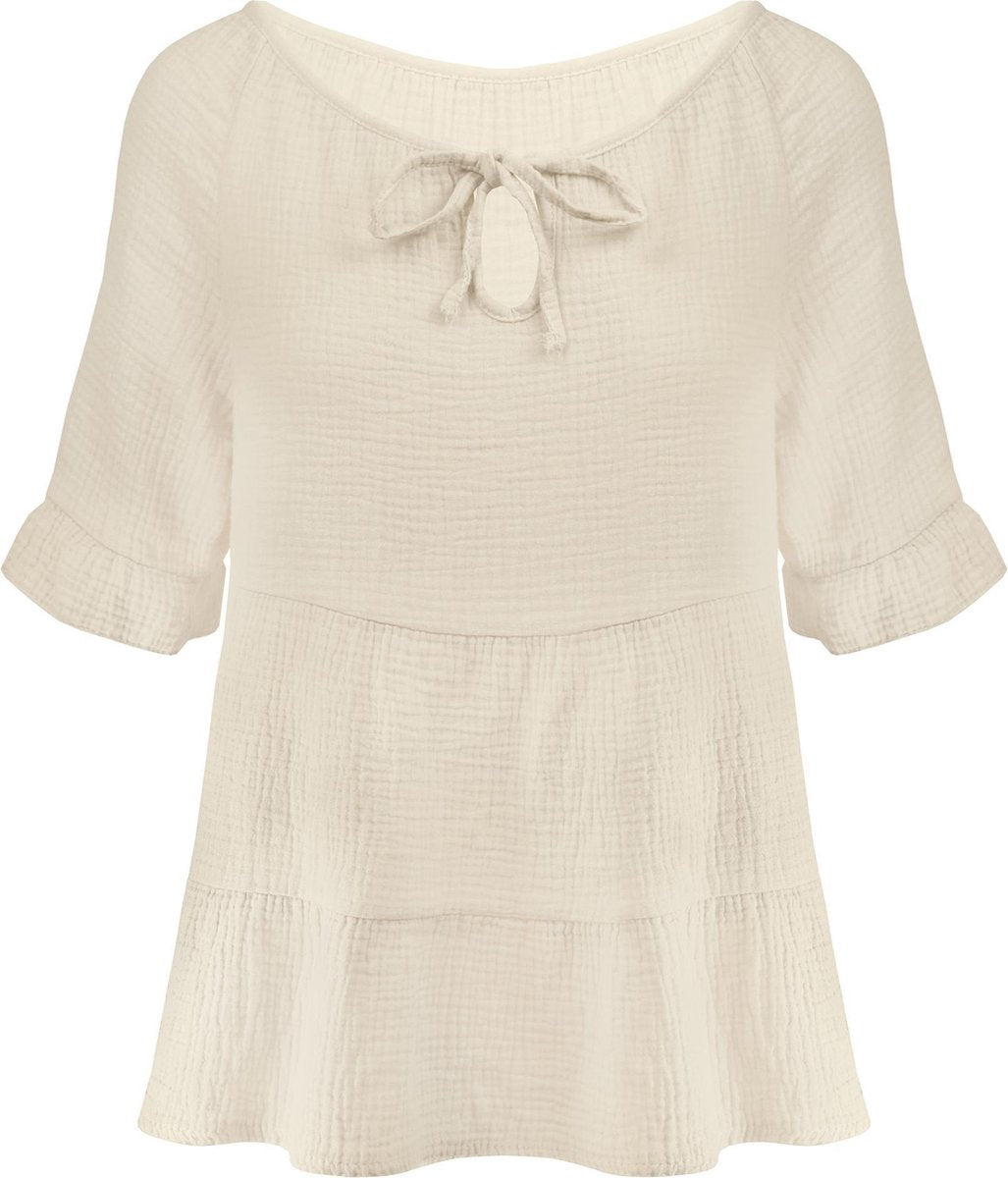 Top Katoen Beige