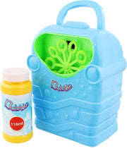 Bubble - bellenblaasmachine - blauw - inclusief bellenblaas118 ml