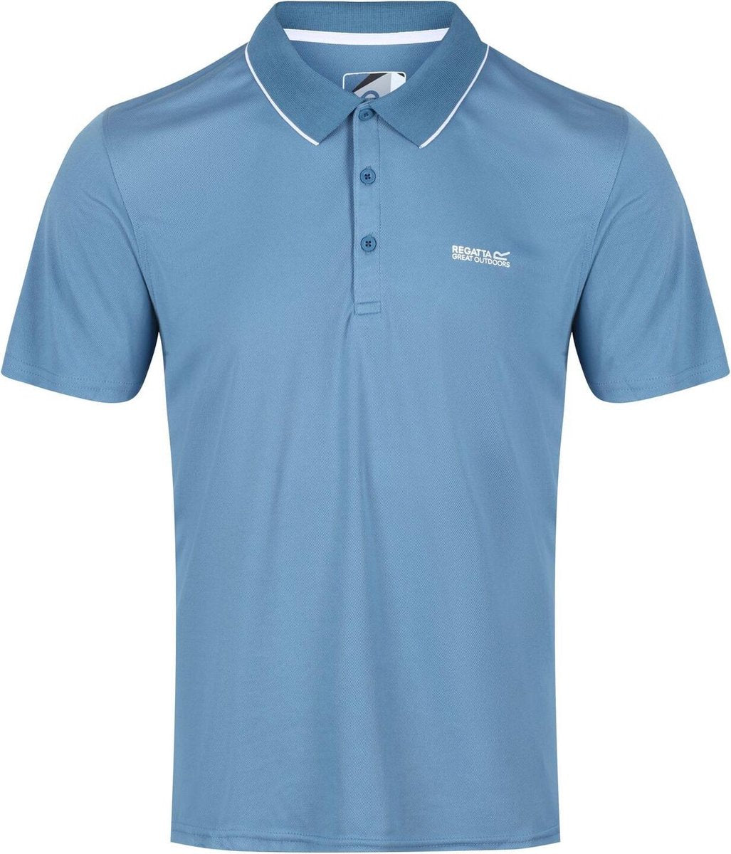 Regatta - Maverick V Heren Poloshirt - Blauw - Maat L