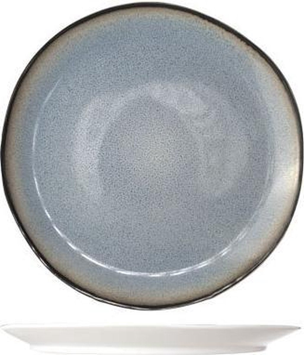 Cosy & Trendy Fez Blue Plat Dinerbord - Ø 28 cm - Set-4