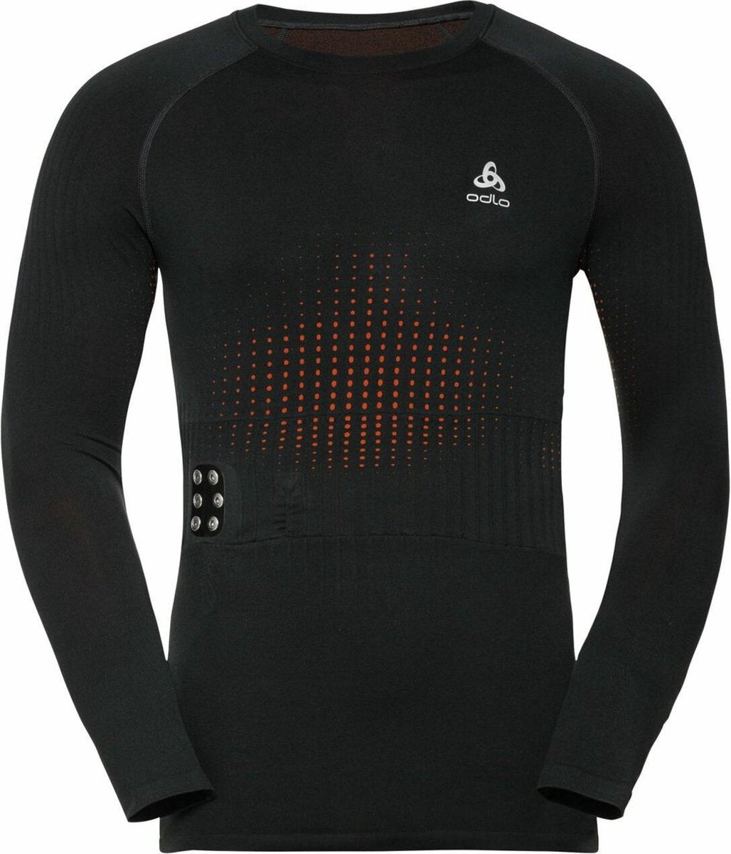 Odlo Shirt l/s crew neck I-THERMIC Black - Maat M