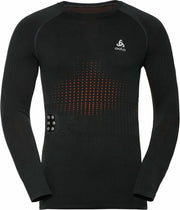 Odlo Shirt l/s crew neck I-THERMIC Black - Maat M