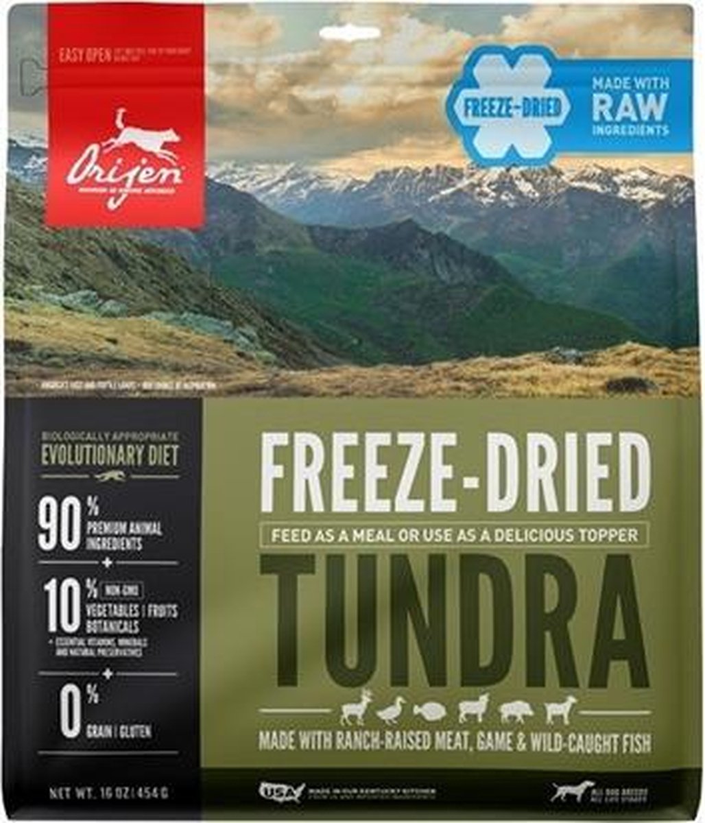 Orijen Tundra Dog Freeze Dried - 454 g