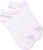 Healthy Seas Socks - witte sneaker sok van visnetten - Plaice - maat 41/46
