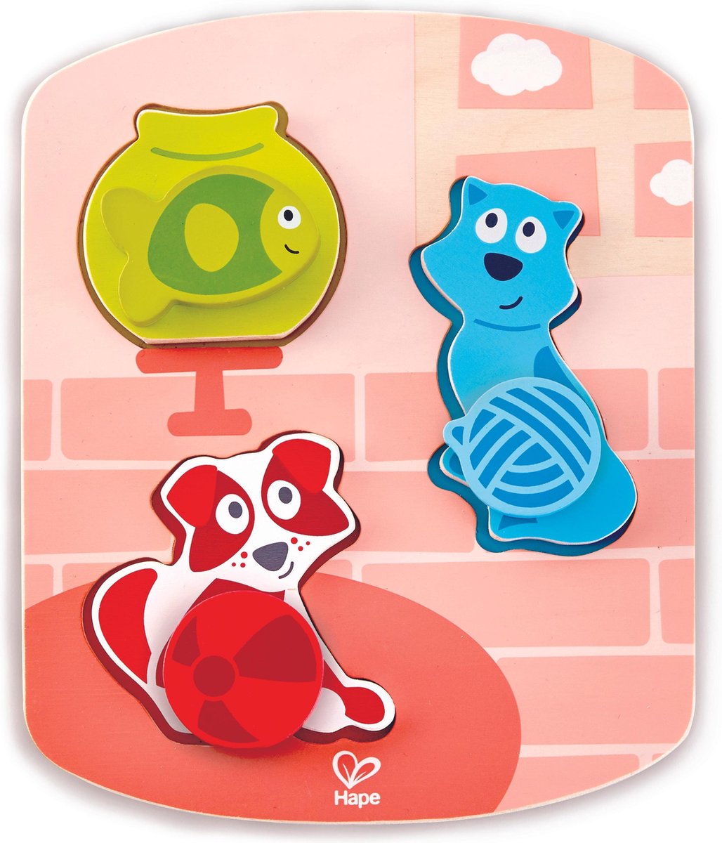 Hape Huisdieren Vormenpuzzel