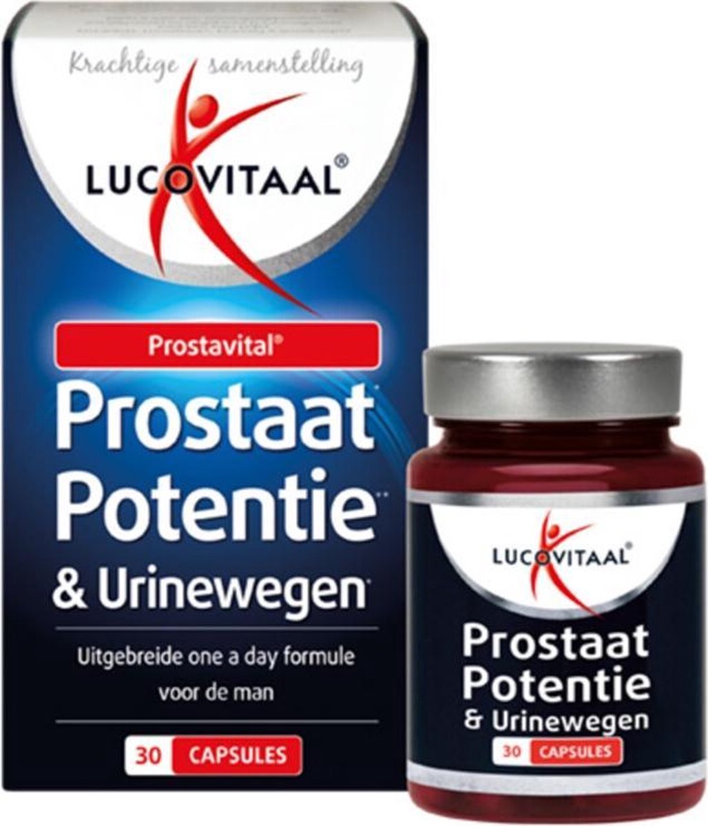 3x Lucovitaal Prostavital Prostaat Potentie en Urinewegen 30 capsules