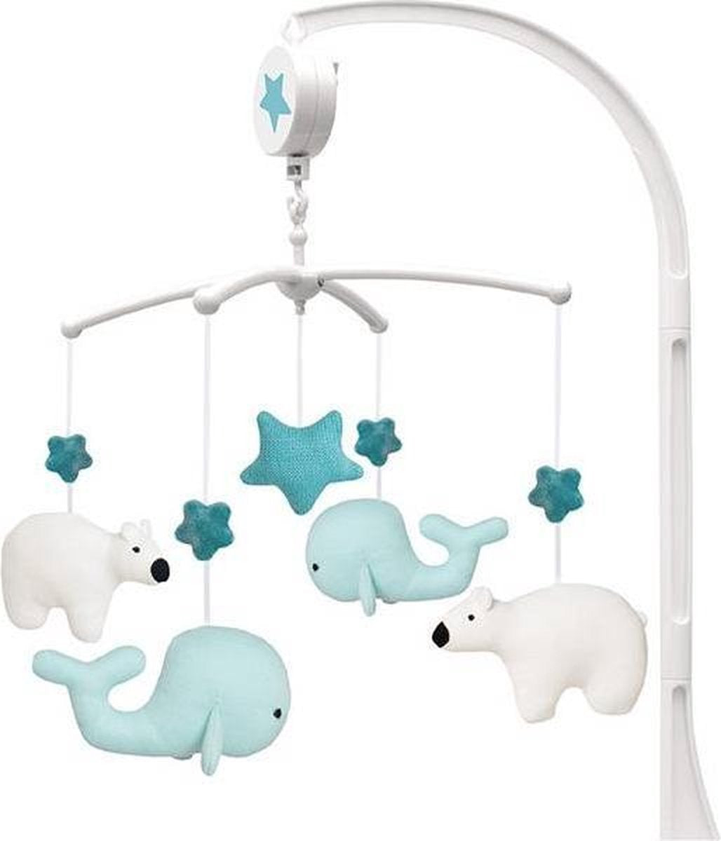 Mobiel - Walvis - Blauw - Met muziek