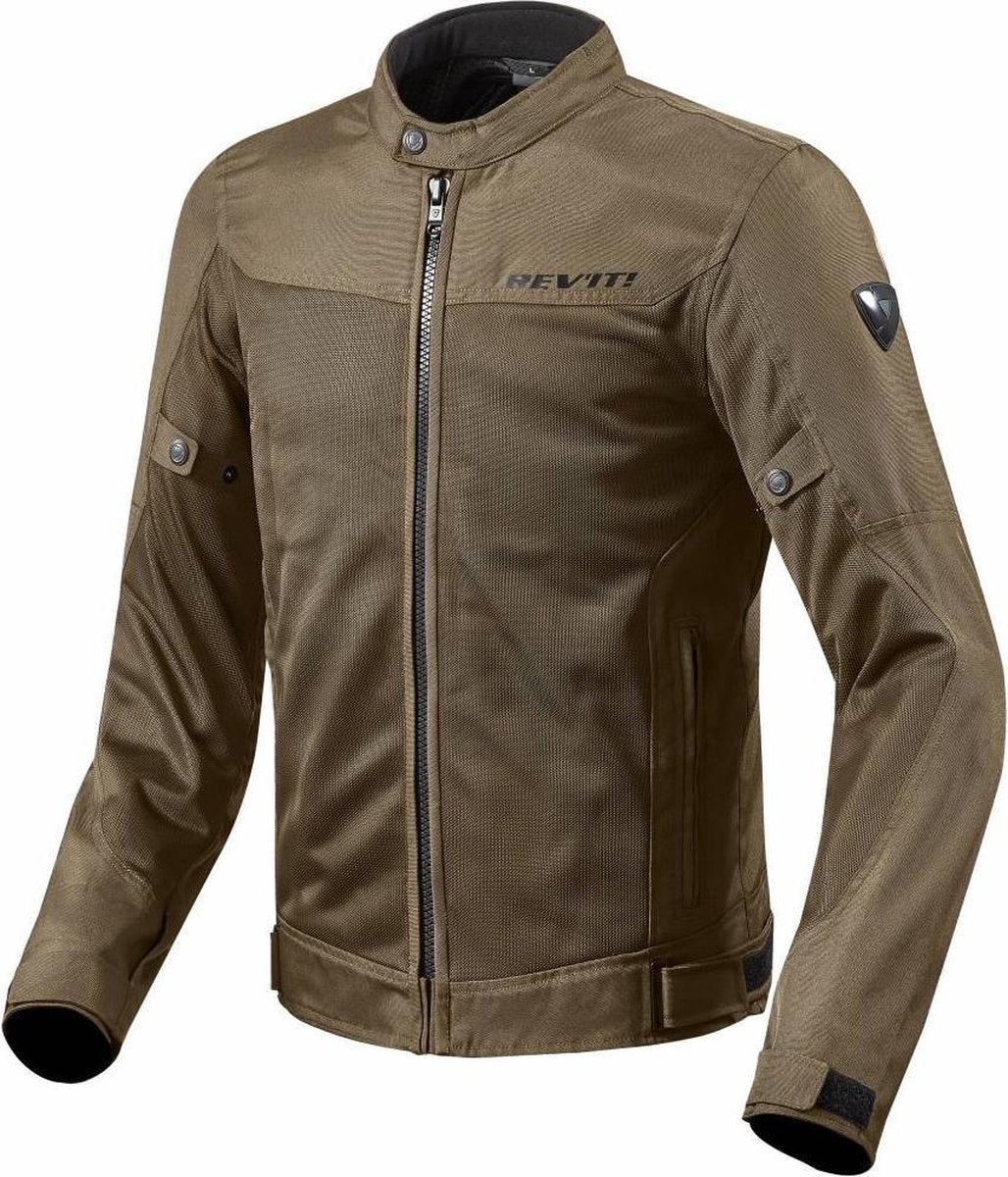 REV'IT! Eclipse Dark Green Textile Motorcycle Jacket M