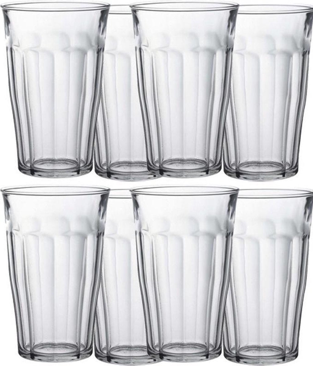 12x Longdrinkglazen 500 ml - 50 cl - Longdrink glazen - Water/sap/koffie/thee pglazen - Longdrink glazen van glas