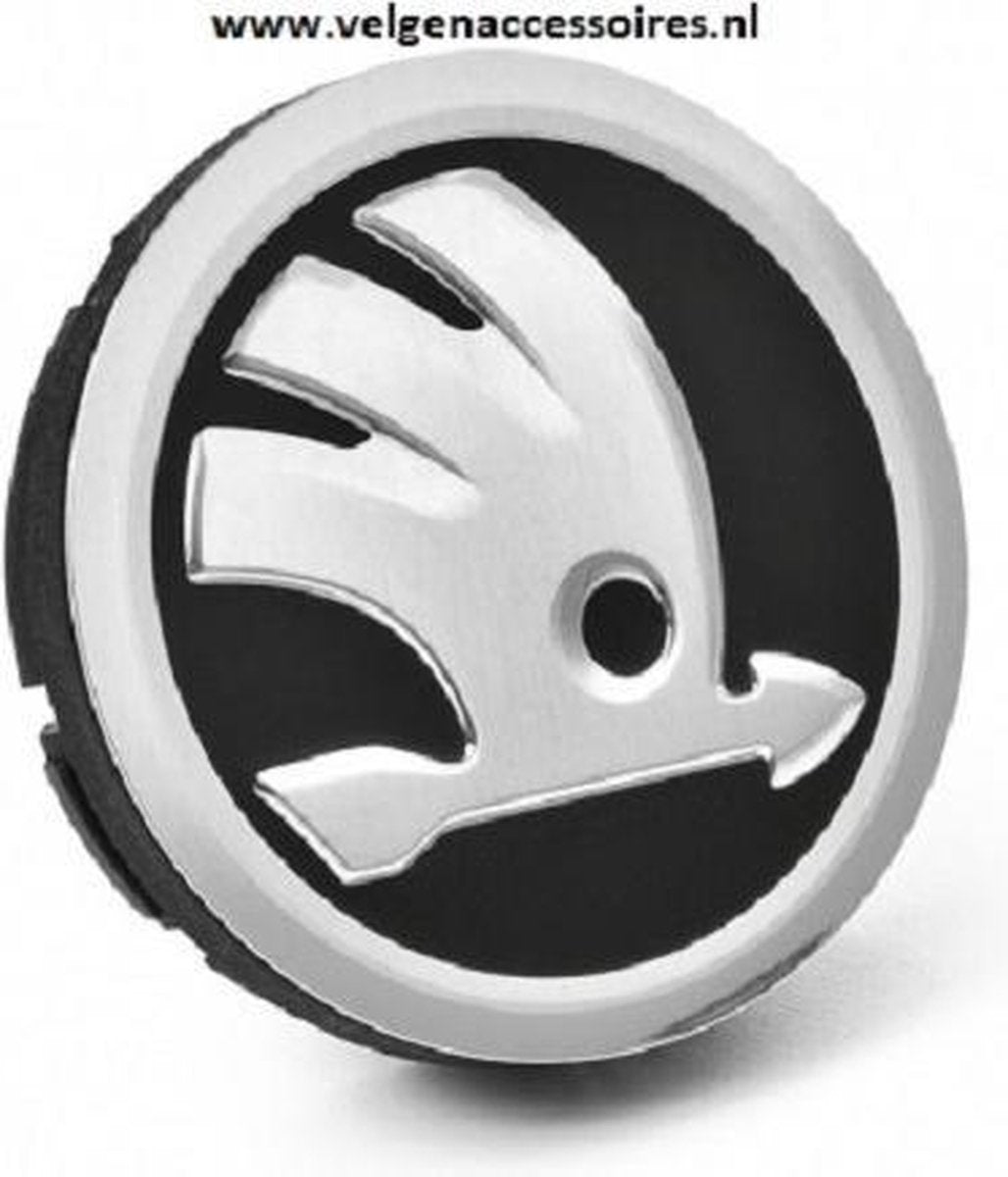 Skoda Naafdoppen - set van 4 stuks - 55mm 5E0601151 FOD