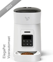 ElegaPet - PP002 Professionele Automatische Voerbak Kat Wit - Stemrecorder - Voerautomaat - Katten Voerbak - Honden Voerbak