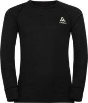 Odlo BL TOP Crew neck l/s ACTIVE WARM ECO KID Black - Maat 104
