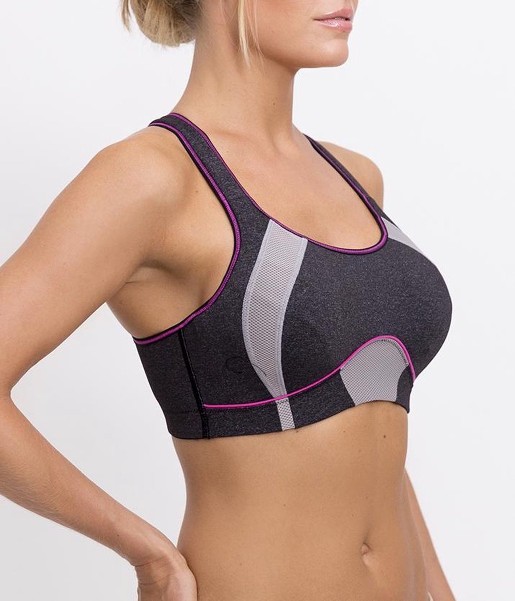 Q-Linn Barcelona Grijs - Sport bh Maat: 80F