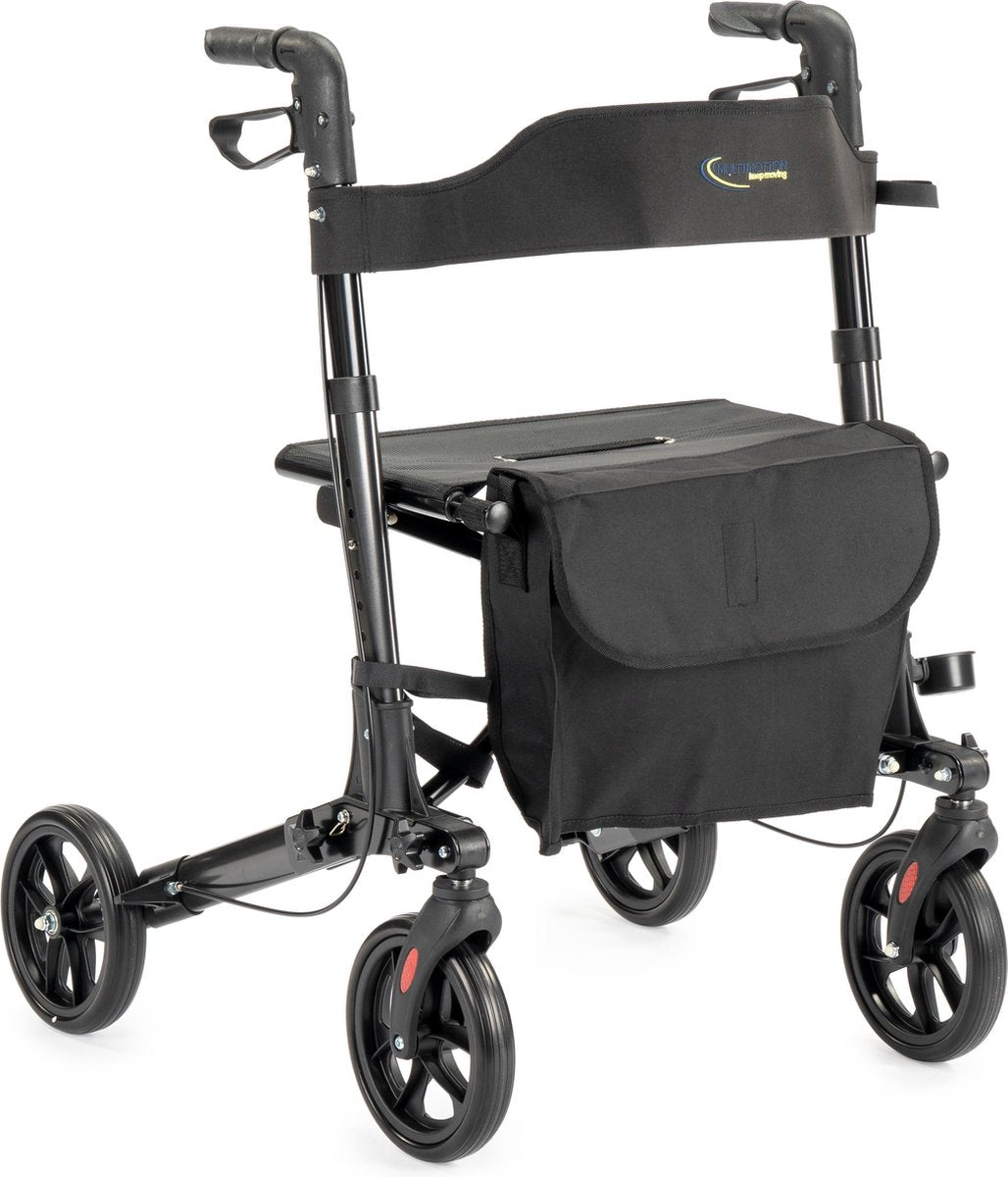 MultiMotion Rollator City - Inklapbaar - Lichtgewicht  Antraciet