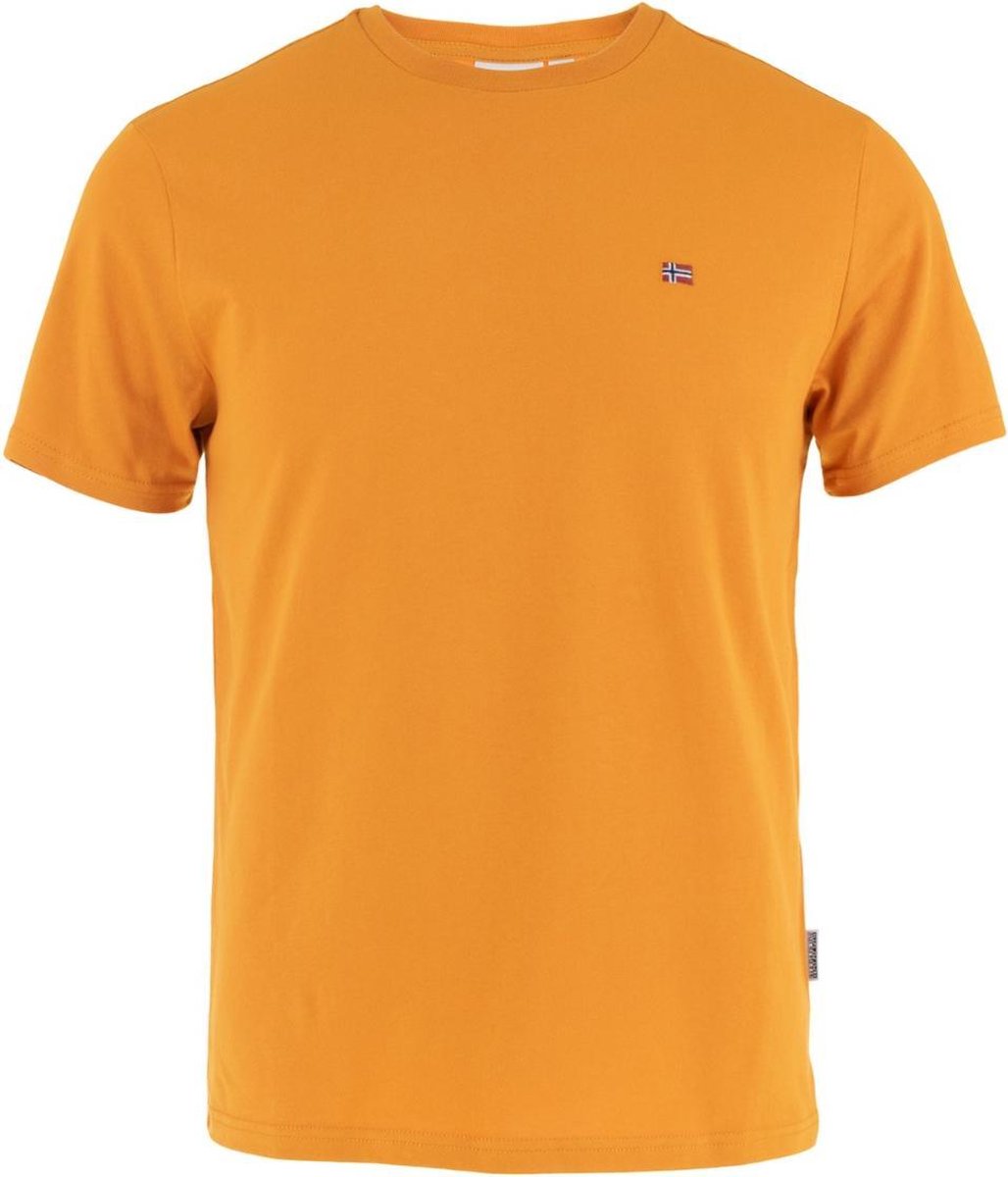 Napapijri T-shirt Ronde Hals Salis Marmalade Oranje (NP0A4EW8 - A581)