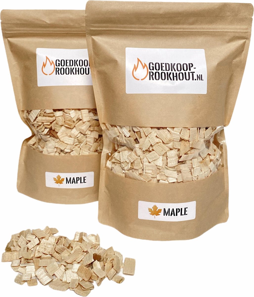 Esdoorn rooksnippers - 1 KG (4 liter)
